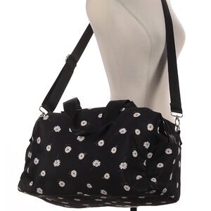 Alice + Olivia Black Floral Travel Bag